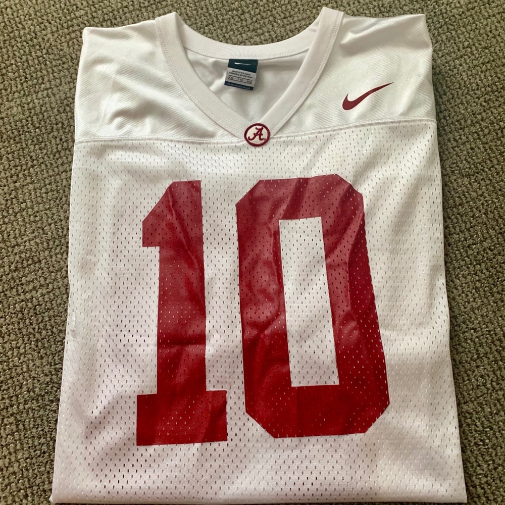 Alabama Crimson Tide White Nike Jersey XXL